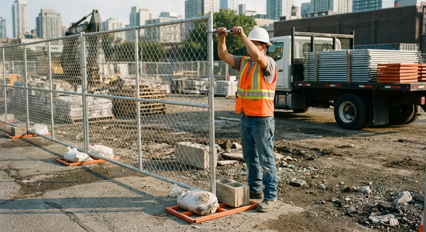 Temporary Fence Rental in Lynwood