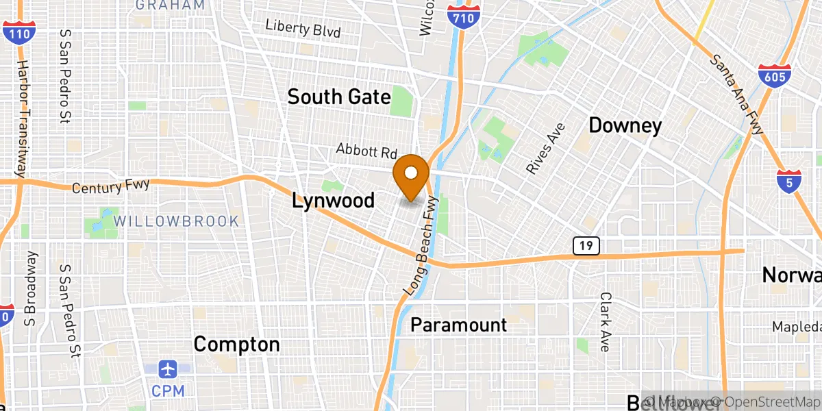  neighborhood map in Lynwood, CA
