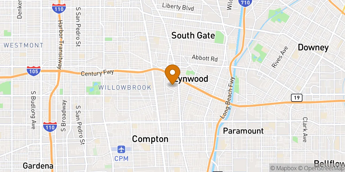  neighborhood map in Lynwood, CA